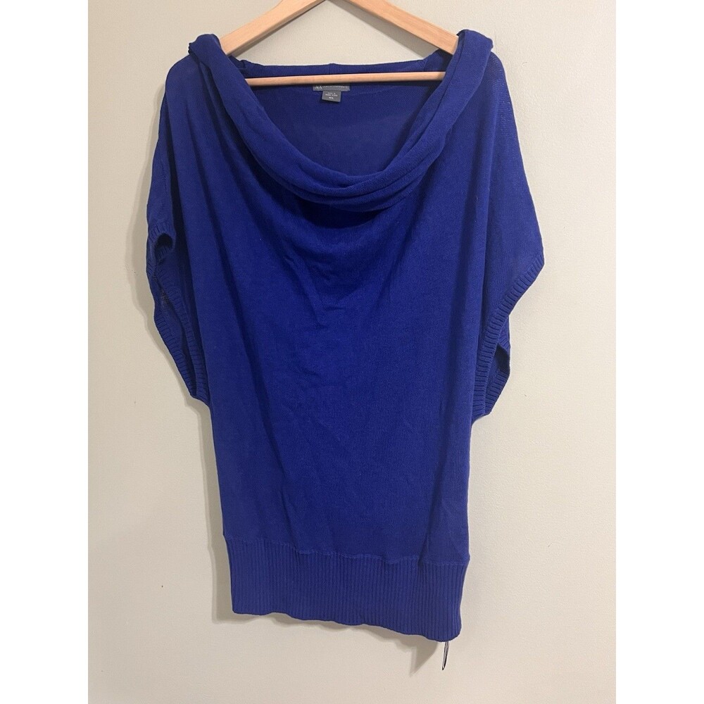NWT Armani Exchange women boat neck merino-cotton blend sweater size M/L cozy